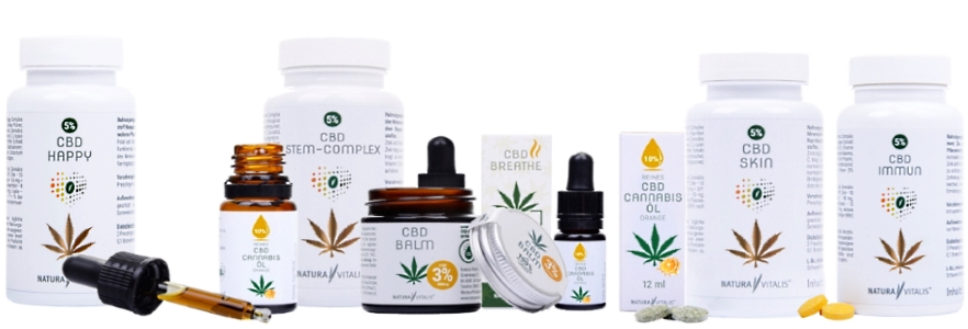 Alle CBD Produkte von Natura Vitalis