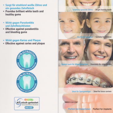 Ultraschall – gründliche Reinigung für deine Zähne und das Ende deiner Zahnprobleme!