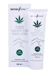 CBD Cream for tired legs Natura Vitalis